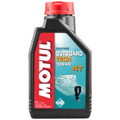 Масло моторное Motul Outboard полусинтетическое 4T fc-w, 1 л