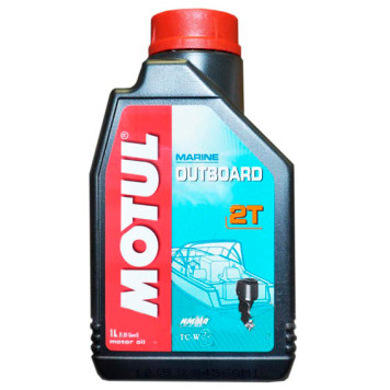 Масло моторное Motul Outboard (минеральное) 2T TC-w3, 1 л