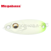 Блесна Megabass Spoon-X 3гр #Glow-Lime Spot