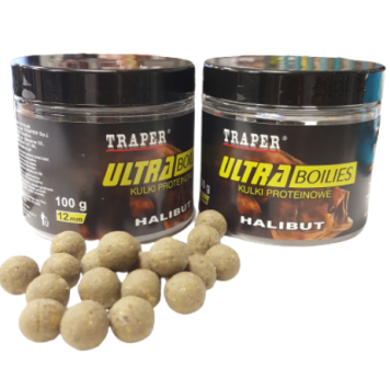 Бойлы Traper ULTRA 12мм, 100г Halibut (палтус)