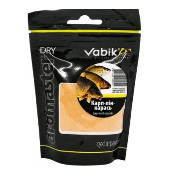 Сухой aттрактант Vabik AROMASTER-DRY Карп-Линь-Карась 100г