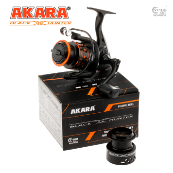 Катушка Akara Black Hunter Shalow 3000 9+1bb, запасная шпуля-4
