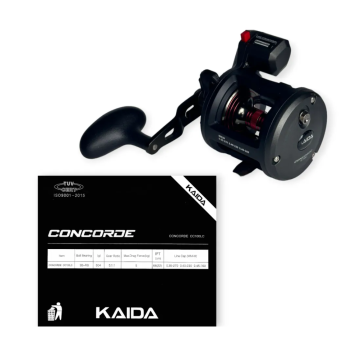 Катушка для троллинга Kaida Concorde CC100LC, 5.1:1 (под левую руку)-2