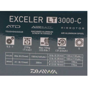 Катушка Daiwa Exceler 20 LT 3000-C-4