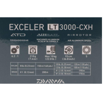 Катушка Daiwa Exceler 20 LT 3000-CHX-4