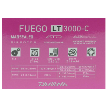   Катушка Daiwa Fuego 20 LT 3000-C-6