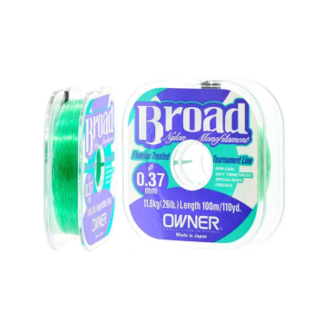 Леска OWNER BROAD, 100м, 0.37mm, 11,8kg