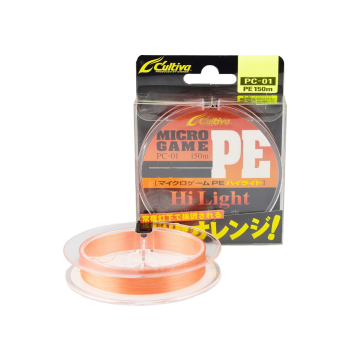 Плетенка OWNER Micro Game PE 3X, Orange, 150м, 0.115mm (0,4)