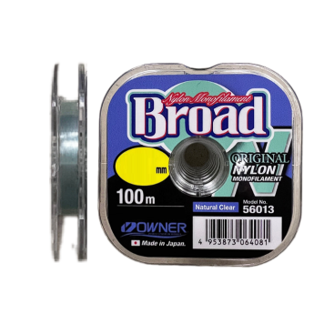 Леска OWNER BROAD, 100м, 0.10mm, 1kg