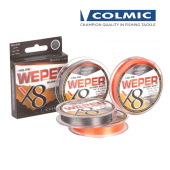 Плетеный шнур Colmic Weper X8 150м 0,09мм, серый