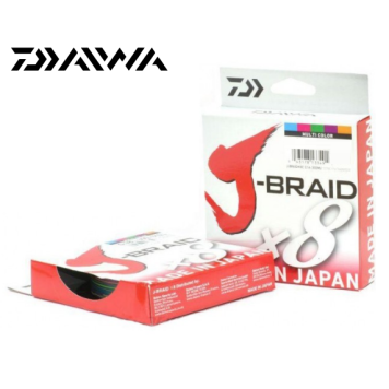 Плетенка Daiwa J-Braid X8 0.18мм 150м цвет разноцветный-1
