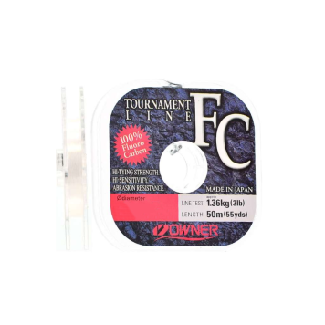 Леска OWNER Fluorocarbon 50м (56029) 0.265mm, 4,68kg