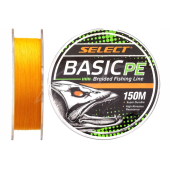 Плетенка Select Basic PE X4 150 м 0.04мм, цвет оранжевый