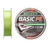 Плетенка Select Basic PE X4 150 м 0.04мм, цвет салатовый