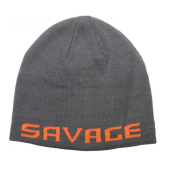 Шапка Savage Gear Logo Beanie Grey/Orange