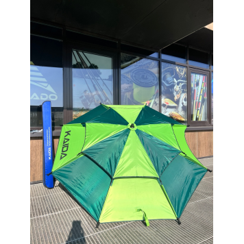 Зонт рыболовный Kaida SU02-24 2.4м, light green + dark green (двойной слой)-1