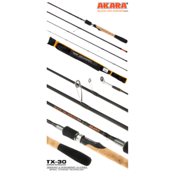 Спиннинг Akara Black Hunter Travel 734 ML 2.2м, 5-17гр-1