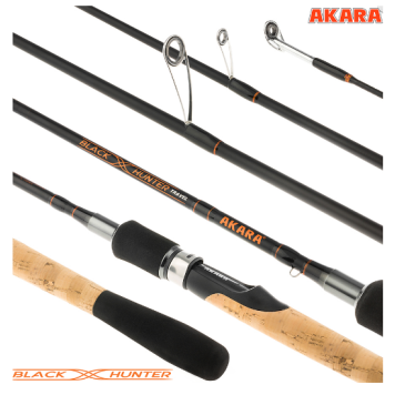 Спиннинг Akara Black Hunter Travel 734 ML 2.2м, 5-17гр