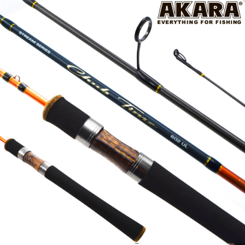 Спиннинг Akara Chub Time 1.98 м, 1.1-6 г, 78 г
