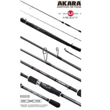Спиннинг Akara Teuri Heavy H 2.4м, 30-80гр-2
