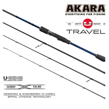 Спиннинг Akara Teuri Travel M 2.28м, 7-21гр