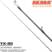 Вершинка на спиннинг Akara Black Hunter 2.28м 12-37гр