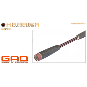 Спиннинг Gad Harrier New 2019, 198см, 1.0-7.0гр., 3-6Lb. Fast, арт. HAS662ULF-4