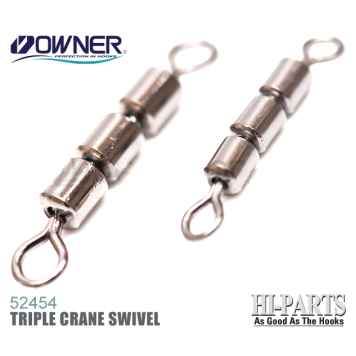 Вертлюжок Owner тройной 52454 Triple Crane №22