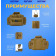 Сумка рыболовная Mifine Fishing Bag 36х20х22см цв. Песочный (15л)