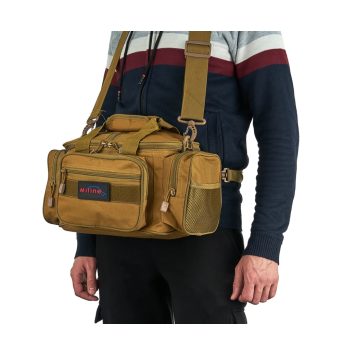 Сумка рыболовная Mifine Fishing Bag 36х20х22см цв. Песочный (15л)-4