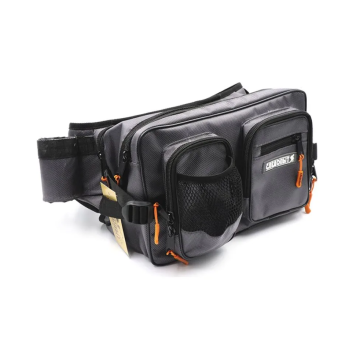 Сумка рыболовная Следопыт Fishing Hip Bag WBP, 31х20х23 см, цв. серый/4/, PF-BM-05