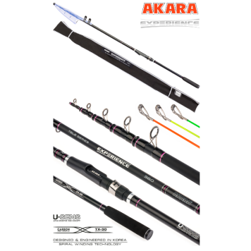 Фидер Akara телескопический Experience Tele 3.6м, 40-80-120гр-2