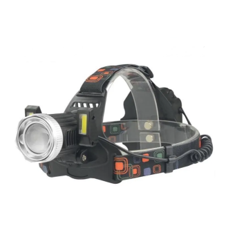 Фонарь налобный светодиодный аккумуляторный, zoom, зарядка от MicroUSB YYC-167-T6
