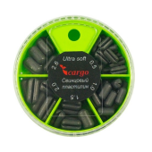 Набор грузов Cargo Свинцовый пластилин (M) Ultra soft цилиндр 0.5-2.6гр