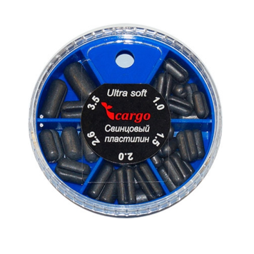 Набор грузов Cargo Свинцовый пластилин (M) Ultra soft цилиндр 1.0-3.5гр