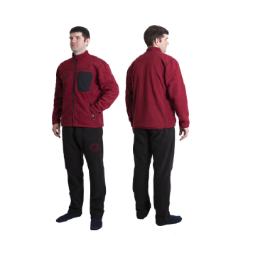 Костюм флисовый Alaskan Royal Fish (бордовый)