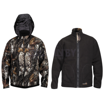 Куртка Norfin двухсторонняя Hunting Thunder Hood Staidness/Black