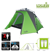 Двухместная палатка Norfin Pike 2