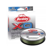 Плетенка Berkley X9 Braid Low Vis 150м 0.06мм, цвет темно-зеленая
