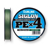 Плетенка Sunline Siglon PE х4 150м #0.2/0.076mm 3lb/1.6kg (темн-зел.)
