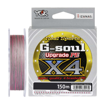 Шнур YGK G-SOUL X4 UPGRADE 150M #0.6/0.128mm (12LB)
