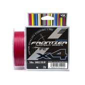 Плетенка YGK Frontier Assorted x4 100m #2.5/0.260mm 25lb/11.3kg (розовый)