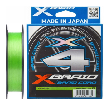 Шнур YGK X-Braid Braid Cord X4 150m #0.5/0.117mm 10lb/4.5kg