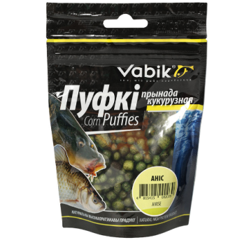 Воздушная кукуруза Vabik, Corn Puffies XXL (6-8 мм), 20г, Анис