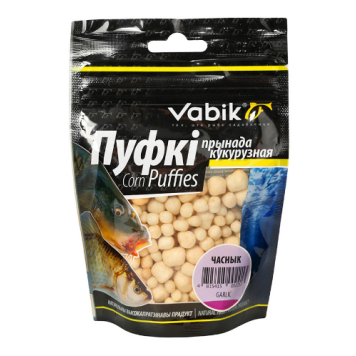 Воздушная кукуруза Vabik, Corn Puffies, 20г, Чеснок