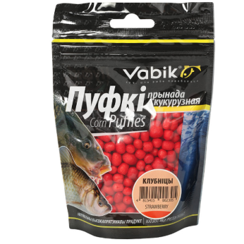 Воздушная кукуруза Vabik, Corn Puffies, 20г, Клубника