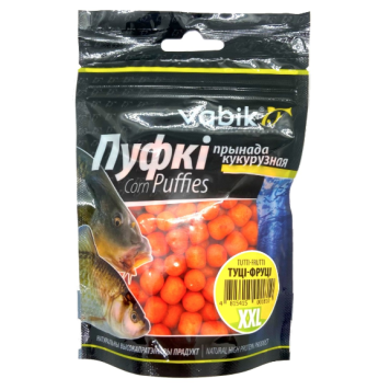 Воздушная кукуруза Vabik, Corn Puffies XXL (6-8 мм), 20г, Тутти-фрутти