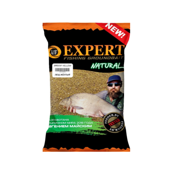 Прикормка UF EXPERT Natural Bream Yellow/Лещ Жёлтый, 0.8кг