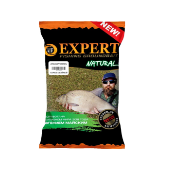 Прикормка UF EXPERT Natural Crucian Green/Карась Зелёный, 0.8кг