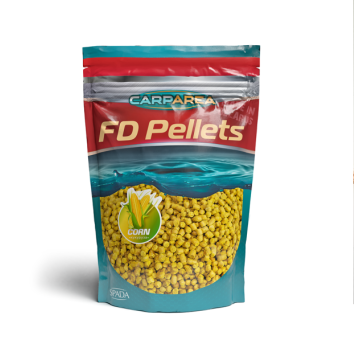 Пеллетс CarpArea «FD Pellets» (Corn/Кукуруза) 6-7мм, 1кг